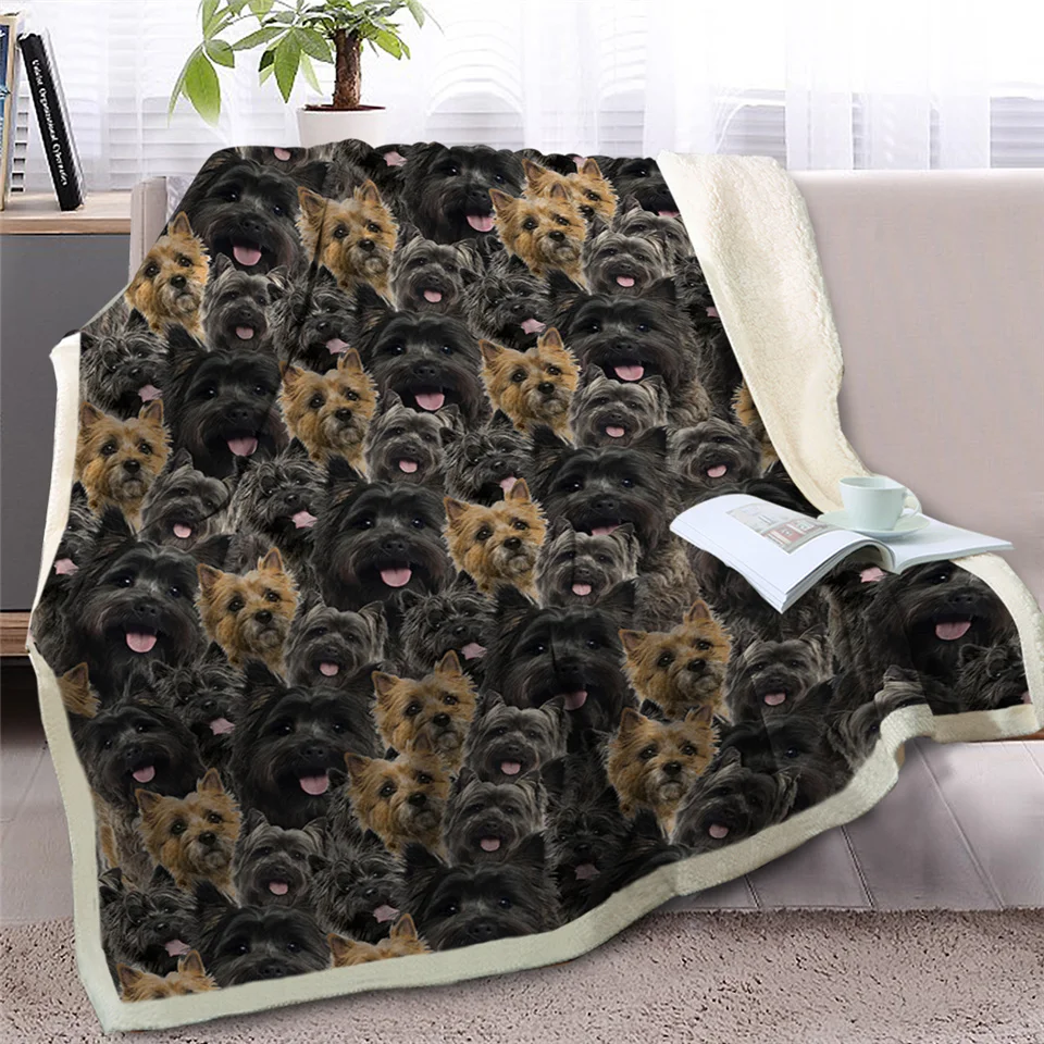 Blesslive Стаффордширский терьер пледы одеяло 3D бульдог шерпа Флисовое одеяло собака коллекция животных плюшевый лист тонкий Стёганое одеяло