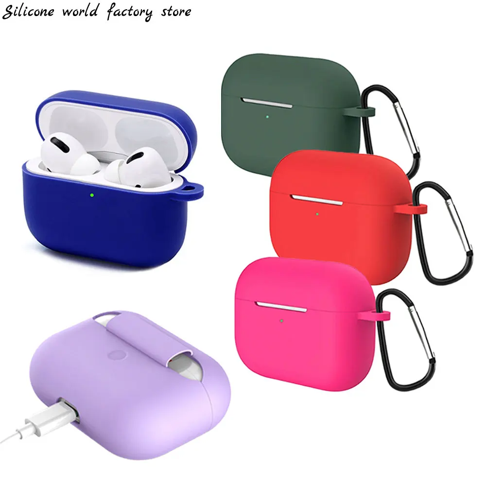 Silicone Cover Case Apple Airpods Pro 3 Case Bluetooth Earphone Protective Earphone Accessories Silicone world