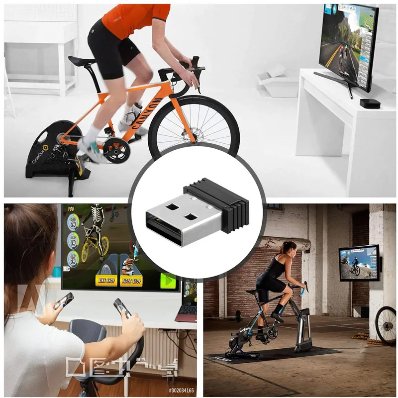MINI USB ANT Recevier Sensore in Bicicletta per Garmin ＆ zwift ＆ Wahoo ＆ BKOOL Portable HL 
