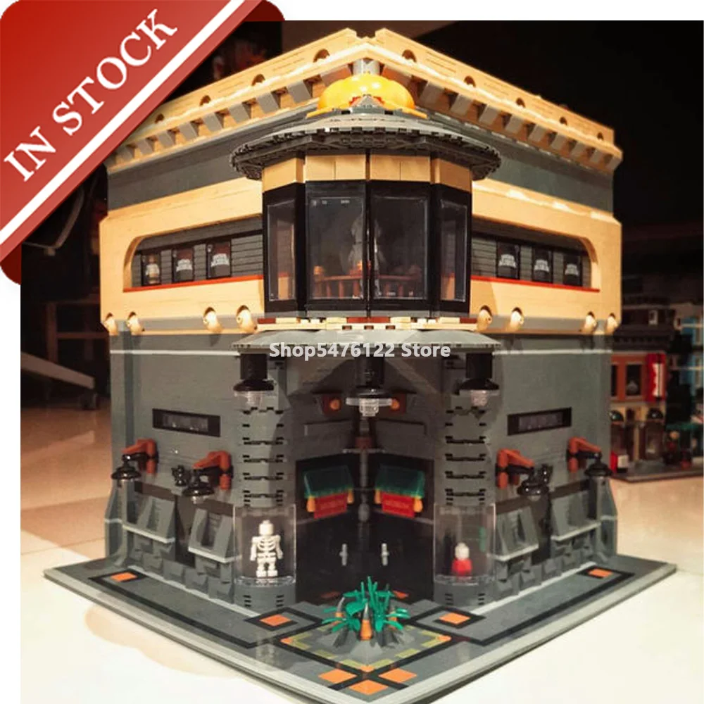 

MOC Street View L. Rivendell Museum of Natural History 15015 In Stock Building Blocks 5000+Pcs Creator Dinosaur Theme