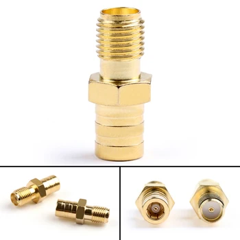 

Areyoushop 10Pcs SMA Female Jack To SMB Plug Female Straight RF Connector SMA-SMB Adapter