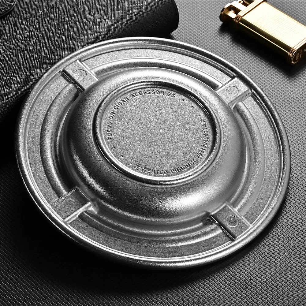 Unique Ashtray Round Cigarette Ash Tray PU Leather Antique Vintage Home  Decor Tabletop Cigar Ashtrays for Club Ktv Hotel Office - AliExpress