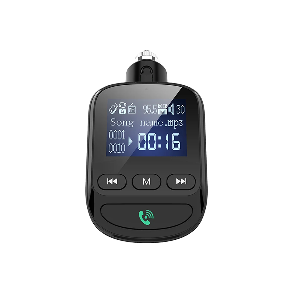 Car Charger Hands-free FM Transmitter Bluetooth Kit LCD MP3 Player Dual USB Phone for | Автомобили и мотоциклы