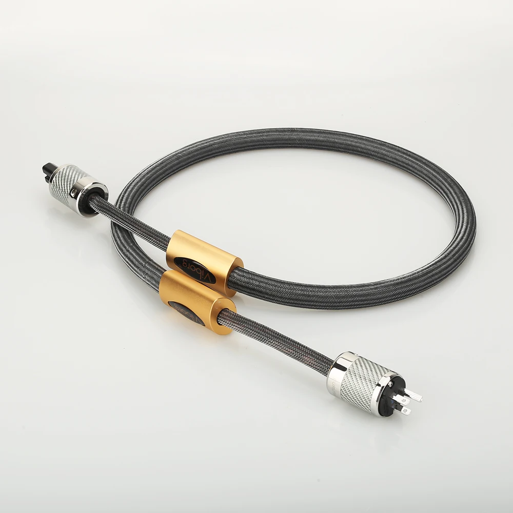 Hi-End 6N Pure Silver Schuko/US/UK AC Power Cord with connector plugs for amplifier Edifer Theater DVD | Электроника