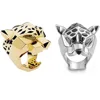 High Quality Leopard Man Woman Cocktail Statement Ring Green Zircon Eyes Jewelry Dropship Size 6/7/8/9 1