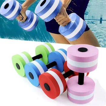 

Yoga Sports Product Women's Dumbbells Men's Children's Fitness Equipment EVA Water Floating Dumbbells Colorful Fitness Equipment
