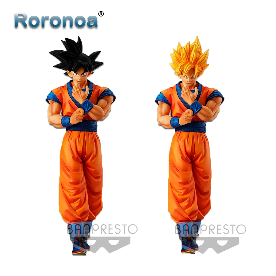 Оригинальная фигурка RORONOA Banpresto D B с твердыми краями SSJ Goku Коллекционная модель