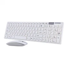 2,4G оптическая беспроводная клавиатура, беспроводная мышь, мышь, Usb приемник, комбинированный комплект для ПК, ноутбука, портативный ультра тонкий офисный костюм
