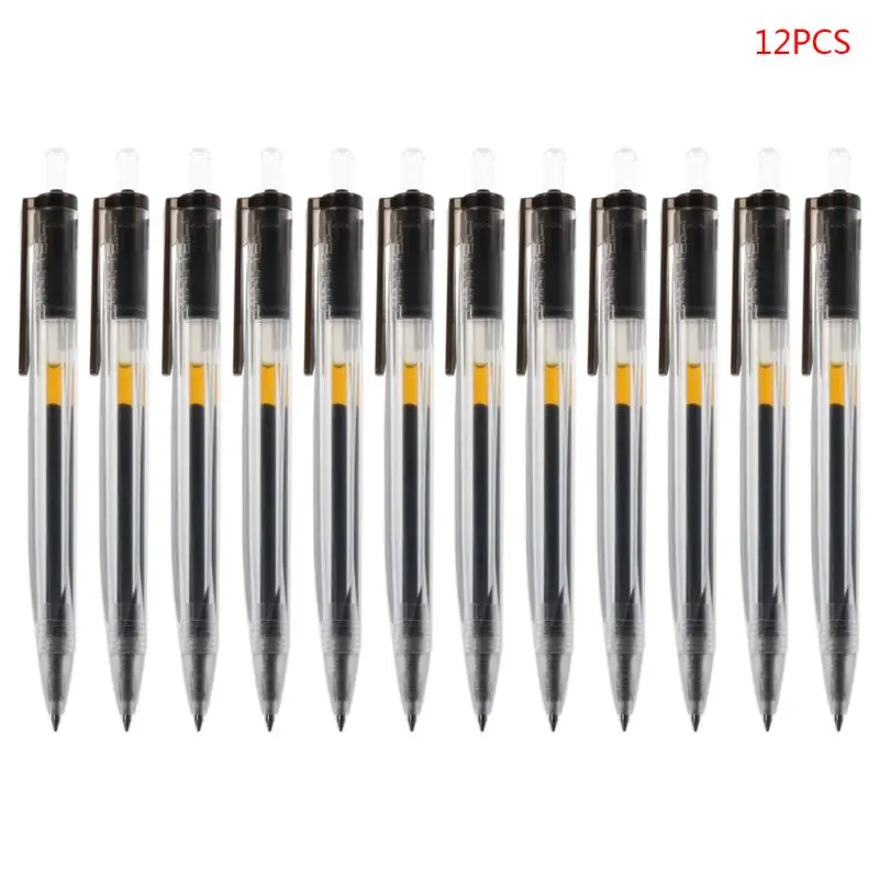 12pcs Jinhao 555A Gel Pen 0.5mm Fine Nib Neutral Pens Writing Tool School Office Supplies Stationery