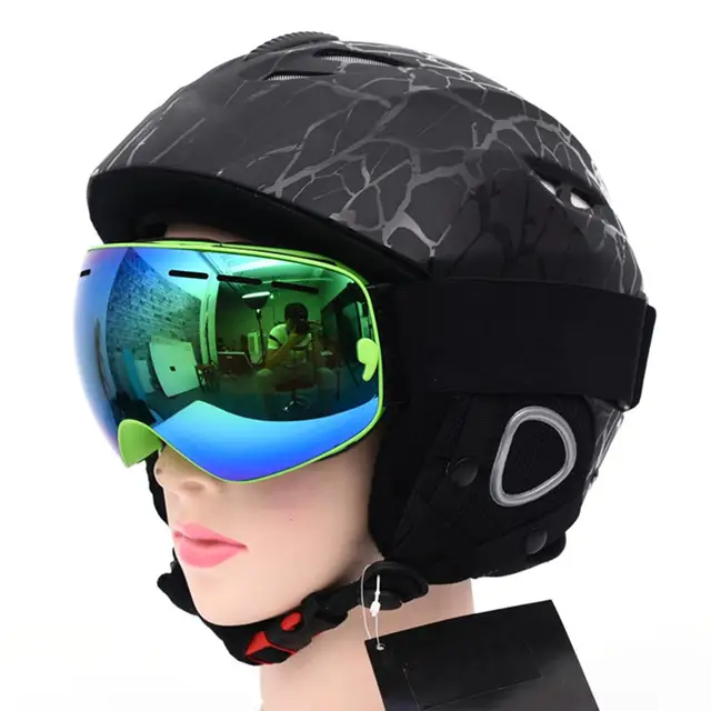 US $18.62 Winter ski helmet Adult Sport Skiing Snowboard Adjustable Head Protective Safety Ski Helmet