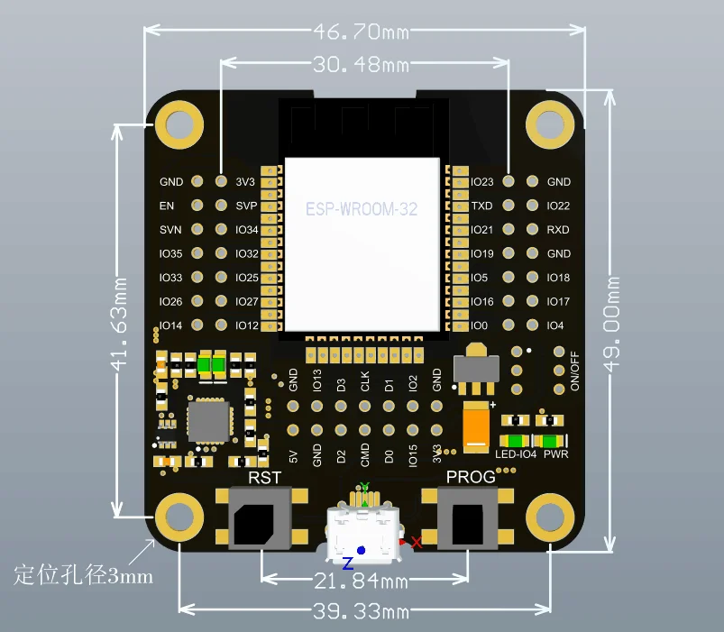 SP32 Test Board Small Batch Programming Fixture FOR ESP-WROOM-32 Module