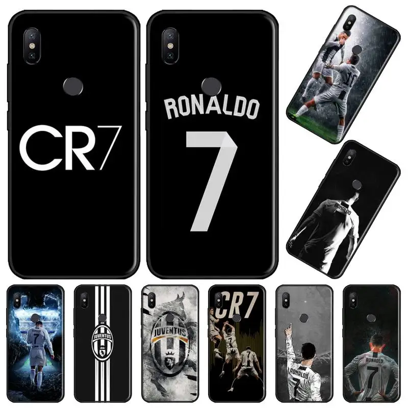 

Ronaldo CR7 football Customer Phone Case For Xiaomi Redmi Note 4 4x 5 6 7 8 pro S2 PLUS 6A PRO coque shell funda hull