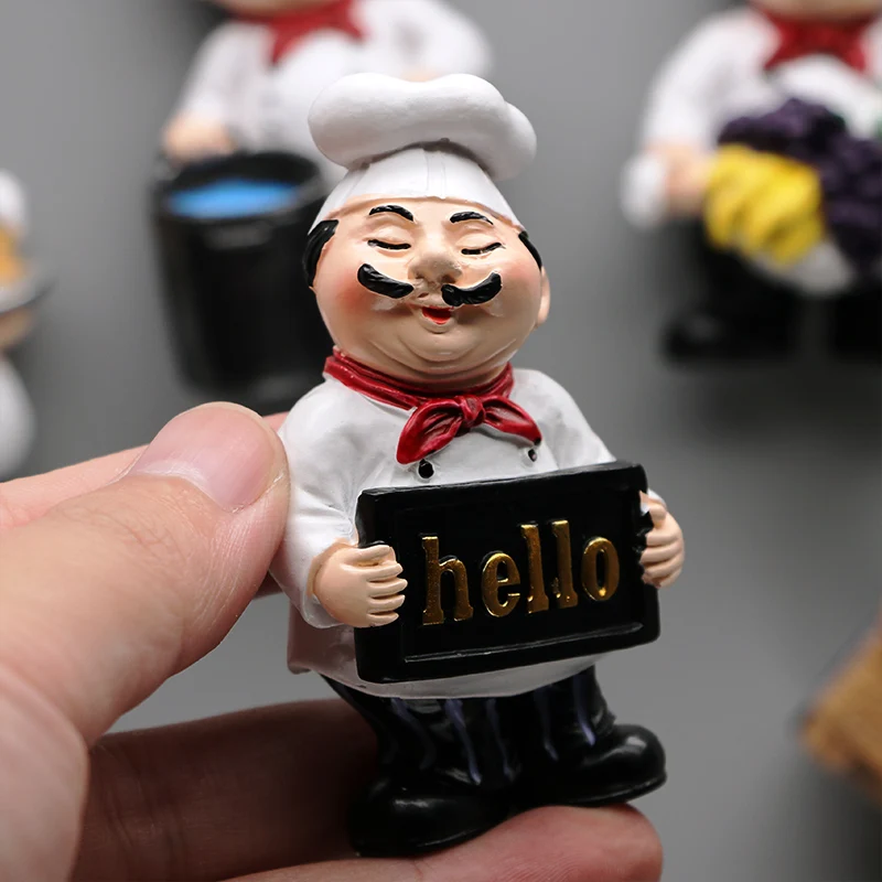 Restaurant Chef 3D Fridge Magnet