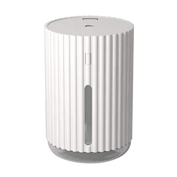 

Cool Mist Humidifier with Two Working Spray Modes, 320Ml Portable USB Mini Humidifier 7 Color LED Night Light White