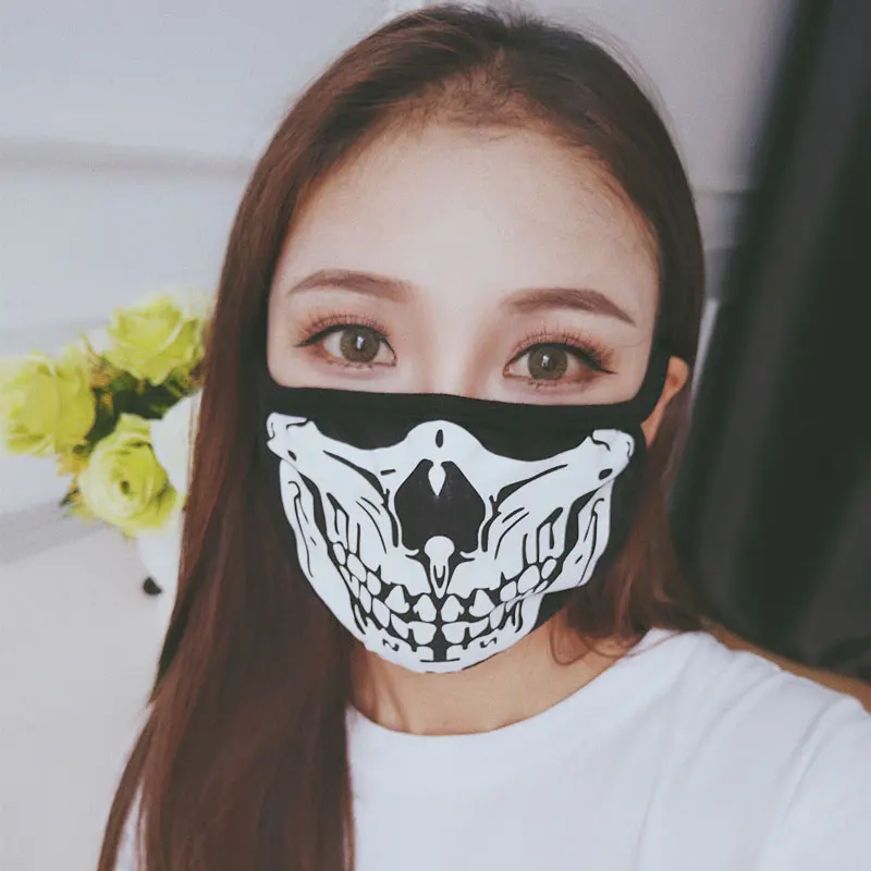 

Individual Women Dust Mask Breathable Pollution Washable Mouth Face Mask Cotton Washable Reusable Face Maske For Men Women