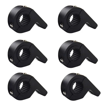 

6Pcs Roof Bars LED Light Bracket Roll Bar Clamps Tube Clamp for Roll Cage Bar for Off Road, SUV