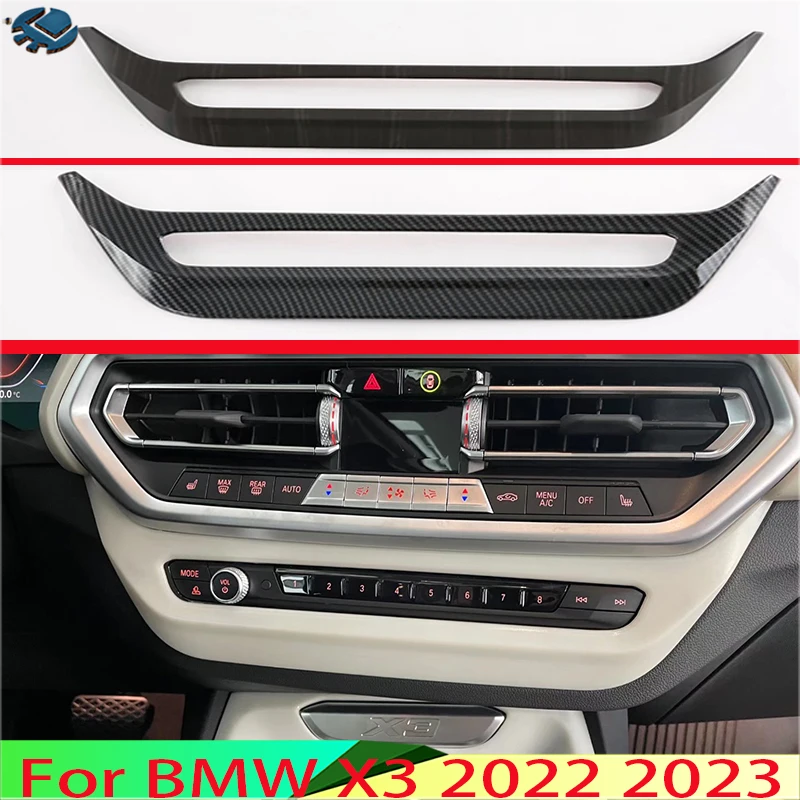 2023 Bmw X3 Accessories For Bmw X3 2022 2023 Car Accessories Abs Chrome Air Conditioner Switch Cover Frame Trim Cover Interior Mouldings Aliexpress