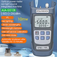 

3 in 1 Optical Power Meter&Visual Fault Locator&LED Lighting FTTH Optical Fiber Cable Tester(-50~+26dBm) OPM&VFL&LED Lighting