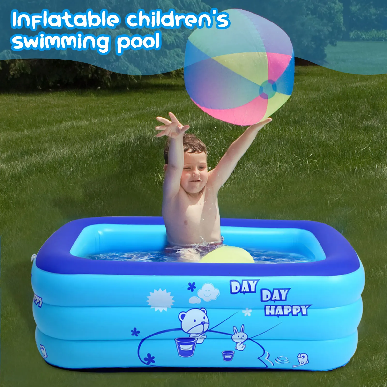 Inflatable Swimming Pool For Family Kids