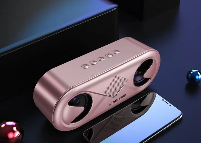 BEESCLOVER Bluetooth динамик сабвуфер стерео портативный динамик с картой