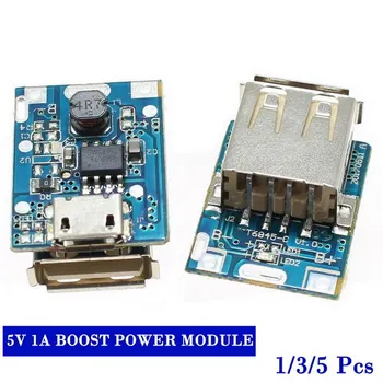 

5V Boost Converter Step-Up Power Module Lithium Battery Charging Protection Board LED Display USB For DIY Charger 134N3P