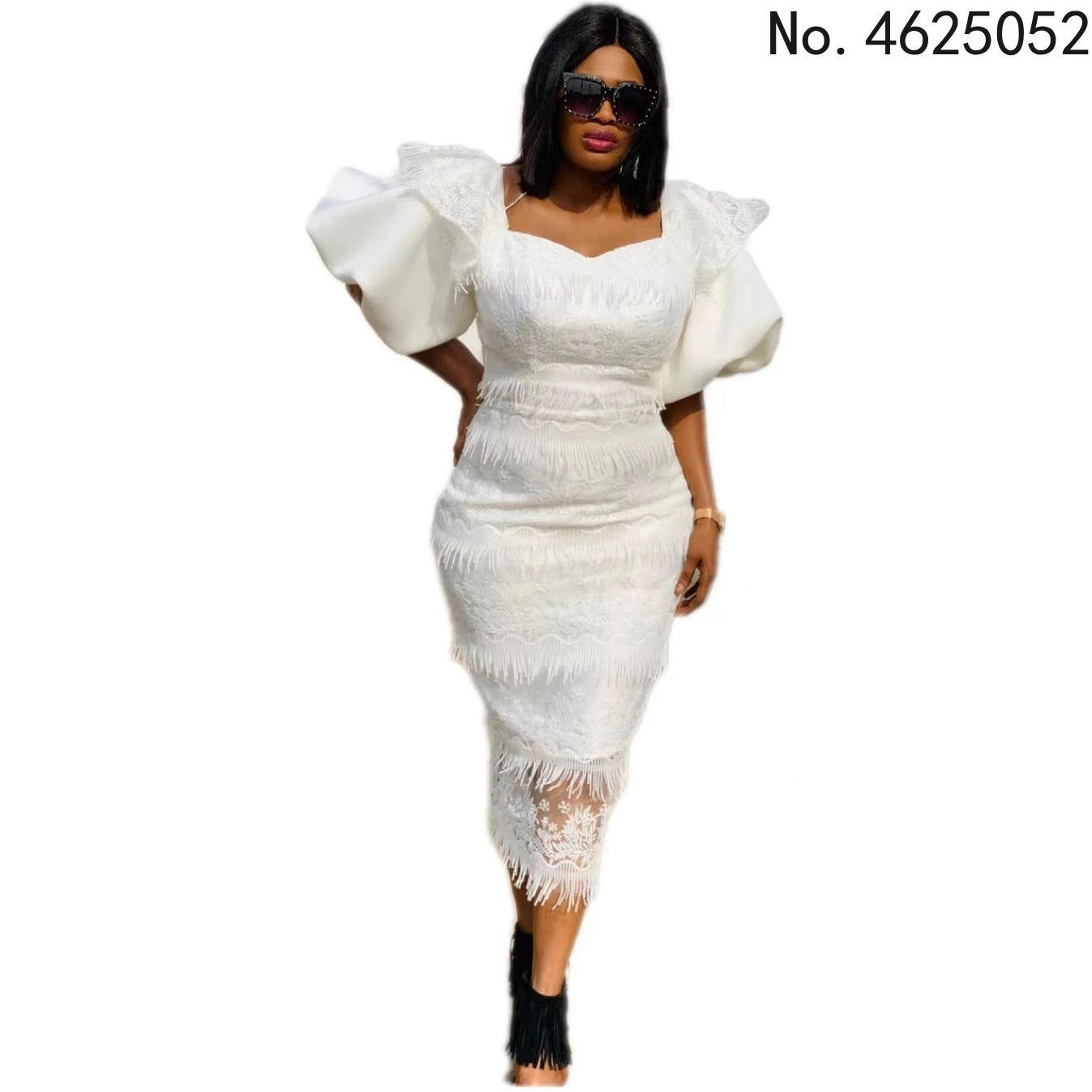 African Dresses for Women White Christmas Bodycon Dress Dashiki Sexy Lace Off-shoulde Party Dress Africa Clothes african fashion designers