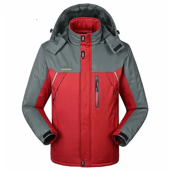 

-30 C FIT Plus Thick Velvet Down & Parka Coat 6XL 7XL 8XL 9XL 2019 Warm Winter Jacket Waterproof Windproof Men's Windbreaker