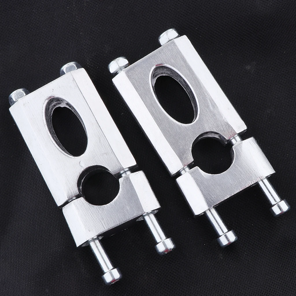 2-Pack Racing Motorcycle Handlebar Riser Raiser for 110-125cc Dirt Bike ATV, Aluminum Alloy