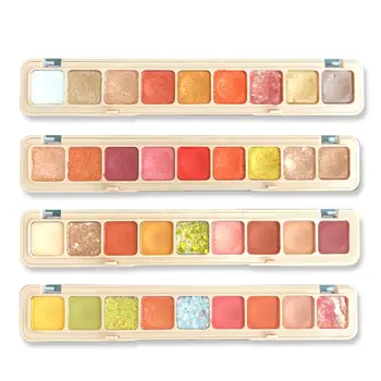 

9 Colors Pearlescent Galaxy Eyeshadow Mashed Potato Matte Makeup Palette Waterproof Does Not Smudge Eye Shadow Comestics TSLM2