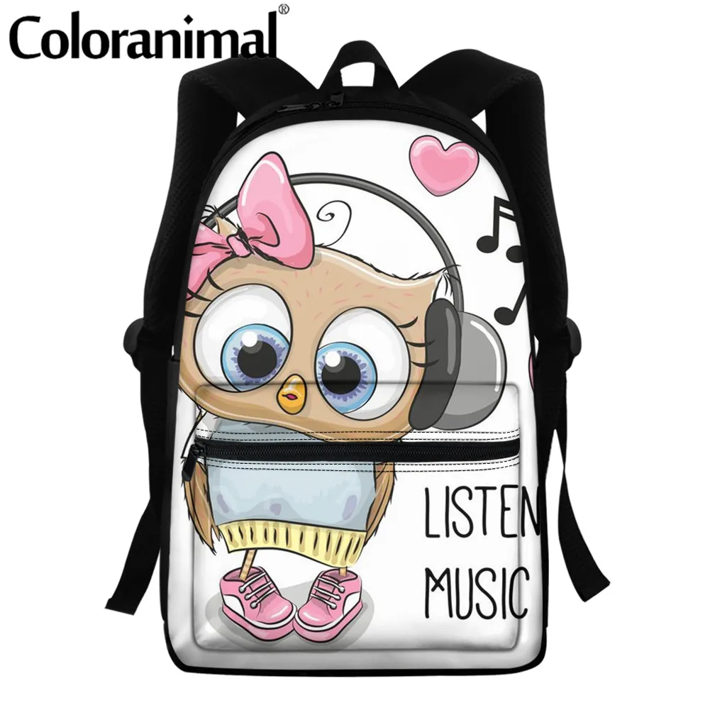 Fashion 3PCS School Bags For Student Boys Girls Cartoon Kawaii Owl Backpacks Set High Quatily Custom Bag Kids sac