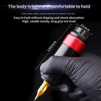 

2020 Hot Wireless Charging Tattoo Machine Pen Strong Quiet Battery 2000mA/h RCA Connection for Machine Tattoo Pen Liner Shader