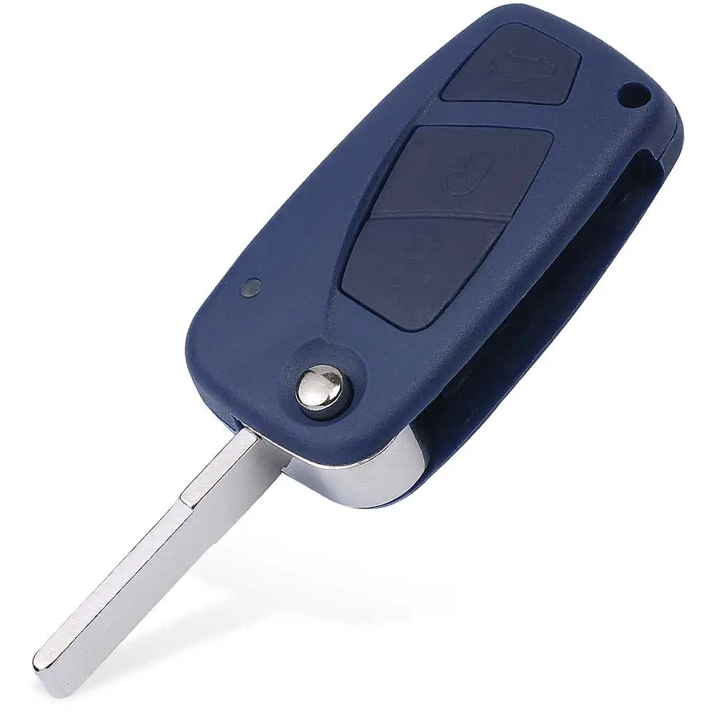 Keyecu флип дистанционный ключ 2 кнопки/3 кнопки 434 МГц PCF7946 чип для Fiat Punto Ducato Stilo, Panda центральный