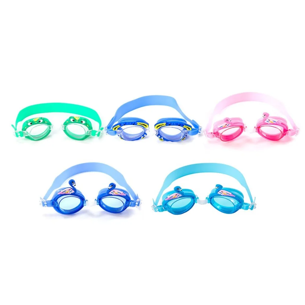 Мультяшные очки Краб Детские Водонепроницаемые и противотуманные плавательные очки для мальчиков и девочек Детские средства для обучения