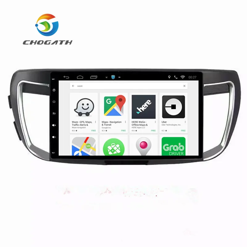 ChoGath 10,2 ''четырехъядерный 1,6 GHz ram 1G Android 9,0 автомобильный навигатор gps видео плеер для Honda Accord 9 2013- с Canbus