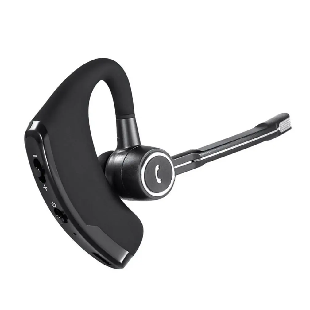 2018 V8S Business Bluetooth Headset Wireless Earphone Car Bluetooth Hands free Microphone CSR 8615 Chips Stereo Music Headset