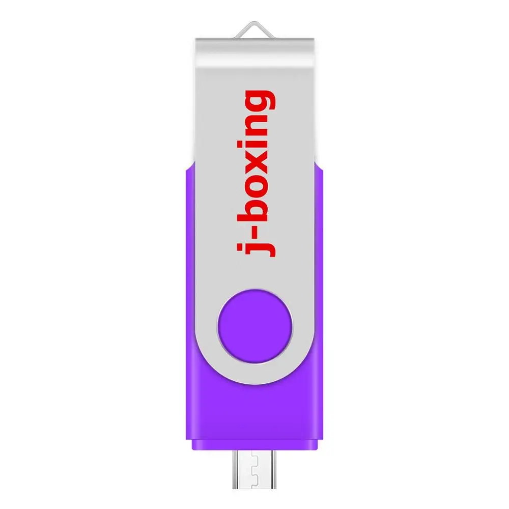 USB флеш накопитель фиолетовый OTG на 16 ГБ с двумя usb портами|USB флэш-накопители| |