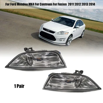 

Car Fog Light Fog Lamp Covers for Ford Mondeo MK4 for Controus for Fusion 2011 2012 2013 2014 Front Bumper Fog Lamp Driving Ligh