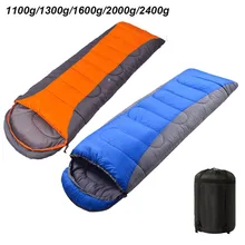 Portable Sleeping Bag Waterproof Polyester Fabric Keep Warm Sleeping Bags Breathable Double Zipper Portable Camping Sleeping Bag