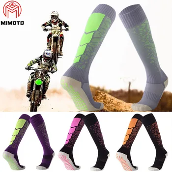 

2020 Fashion Riding Motorcycle Socks Non-slip Football Socks Thickened Towel Bottom Rubber Socks Breathable Long Tube Sport Sock