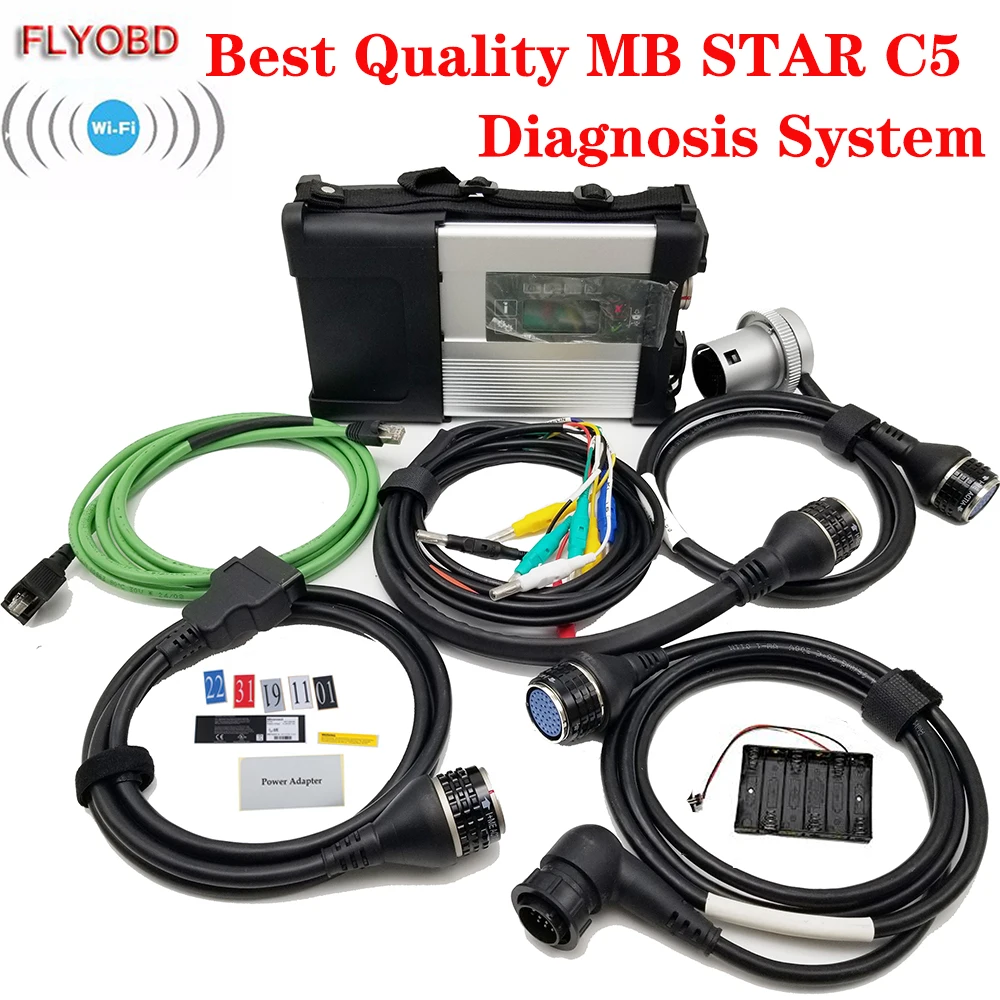 Диагностический инструмент для автомобиля Wi-Fi MB STAR C5 OBD2 SD Connect Compact as mb Star diagnosis c4 с