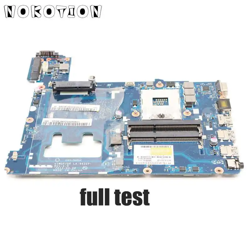 NOKOTION Notebook PC Motherboard For Lenovo Ideapad G500 Main Board System VIWGPGR LA-9632P HM76 support i3 i5 i7 | Компьютеры и офис