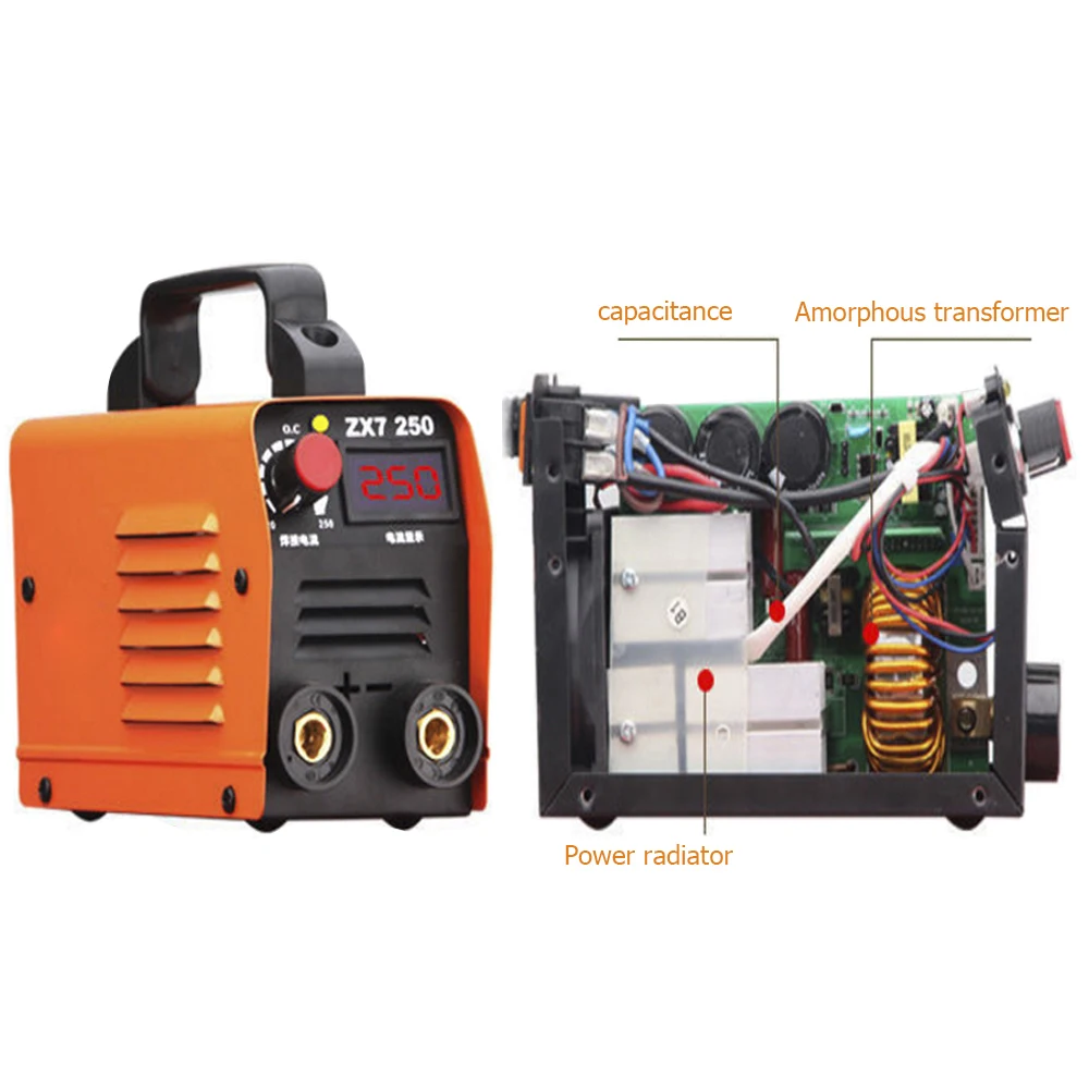 US $66.97 220v Portable Mini Arc Welding Machines IGBT DC Inverter ARC Welder LCD Display Handheld Electric Welders Adjust 20250A Current