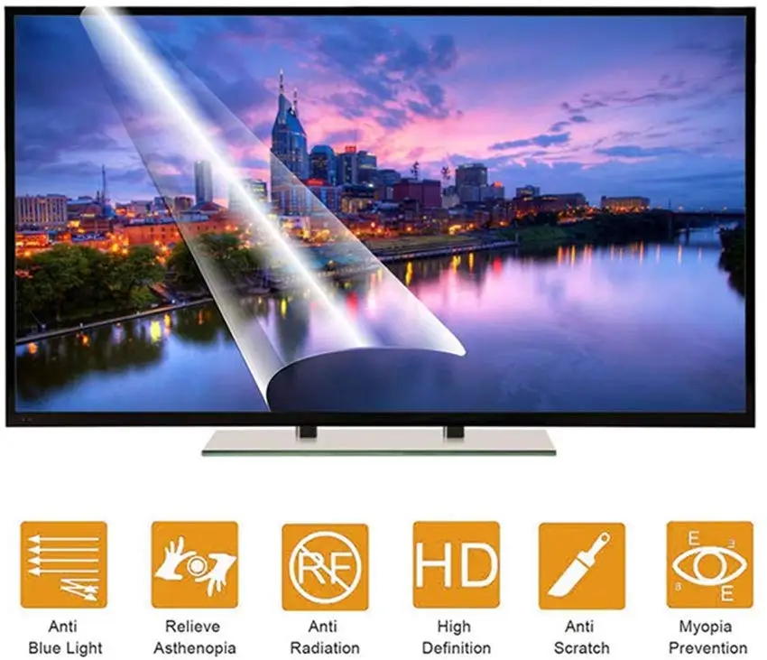 Protetor de tela anti luz azul para LG, acessórios de TV, Full HD, LED, Smart TV, anti-reflexo, 32 polegadas, 32LH604T