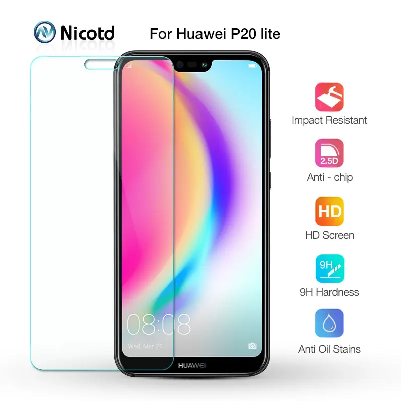 Tempered Glass For Huawei Mate 20 10 Lite P10 P20 Pro P Smart 9h Screen Protector Honor 9 8 Nova 3 3i film | Мобильные телефоны и