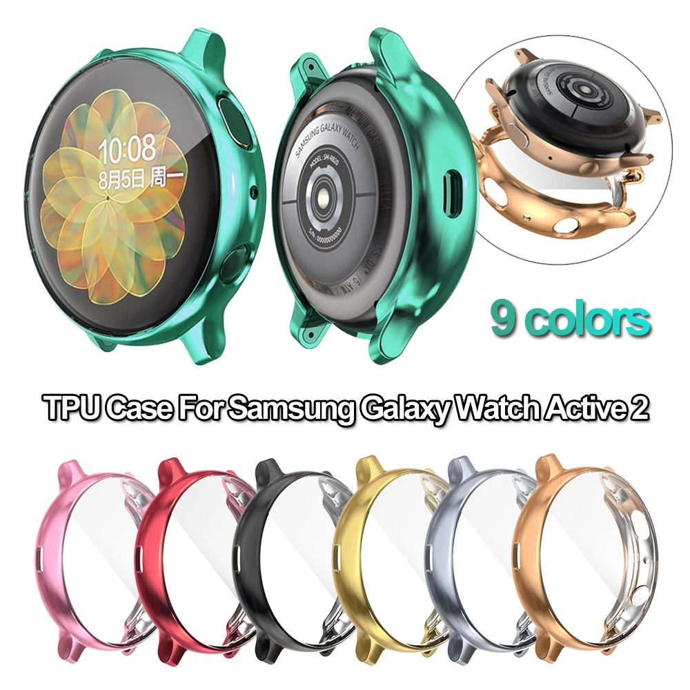 ГОРЯЧИЙ Силиконовый ТПУ защитный чехол для samsung Galaxy Watch Active 2 40 мм 44 мм мягкий защитный чехол для Galaxy Watch Active2 44 мм