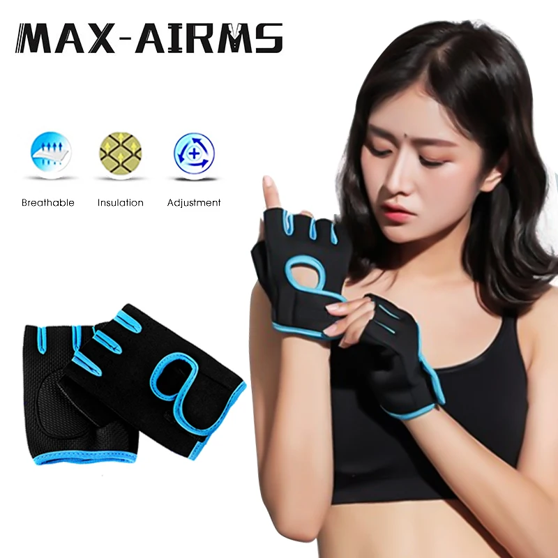 

Maxairms Gym Gloves Sports Exercise Weight Lifting Gloves Body Building Training Sport Fitness Gloves for Weightlifting