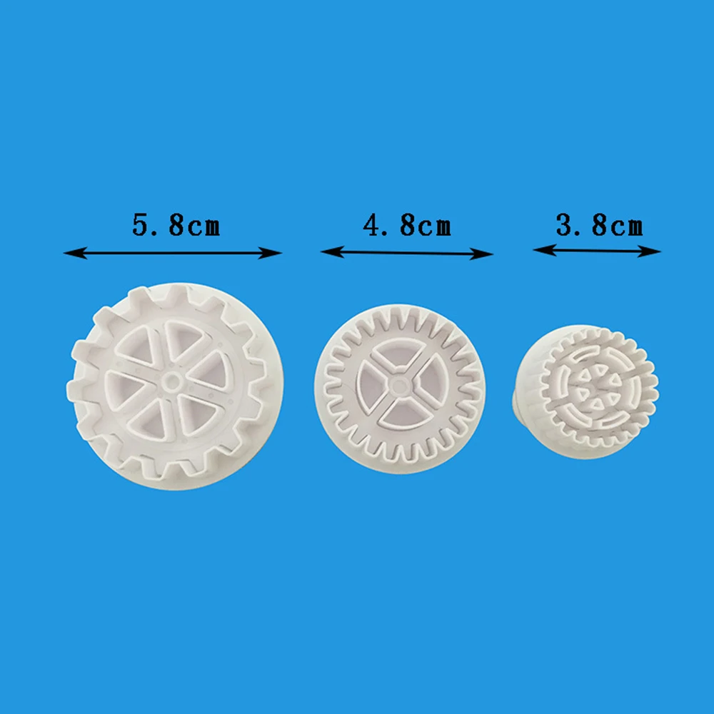 Popular Biscuit Mold Gearwheel/letters/numbers/circle frame cake mold For baby birthday cake decorating fondant cutter