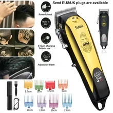 

Powerful Hair Trimmer Professional Electric Beard Trimmer for Men Hair Clipper Hair Cutter Machine Haircut Barber Razor Edge T9