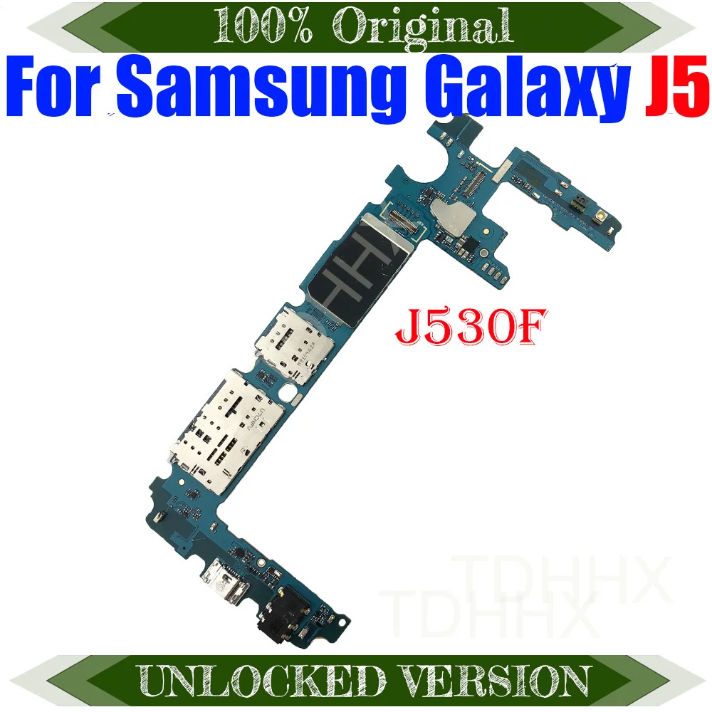 100% оригинальная материнская плата для Samsung Galaxy J5 J530F разблокированная Android