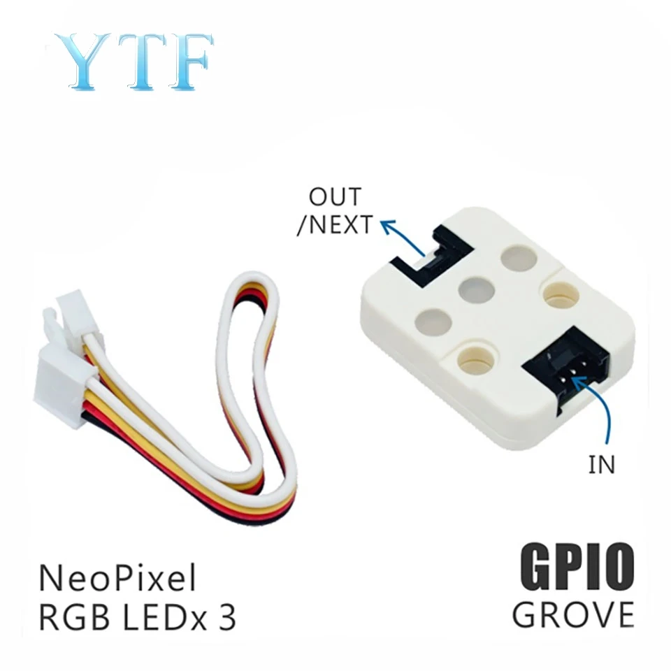 M5stack RGB блок 3 цветные огни GPIO интерфейс программируемые пользовательские